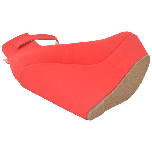 Women Platform Wedge Shoe Ankle Strap Buckle EVA72 - Picture 4 of 4